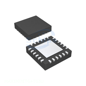 MAX3107ETG+TG3U Interface 24 WFQFN Exposed Pad Integrated Circuit Kit IC UART SPI/I2C 128 FIFO 24TQFN Original - Product Image 1
