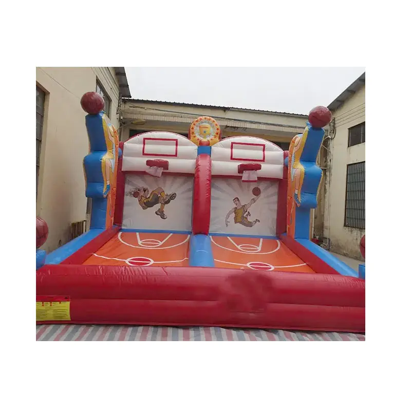 Commercial inflatable basketball game/ inflatable bouncy house for events