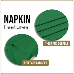 Serviettes <span class=keywords><strong>de</strong></span> <span class=keywords><strong>table</strong></span> jetables en papier vert à 2 plis à prix avantageux avec impression <span class=keywords><strong>de</strong></span> logo, serviettes <span class=keywords><strong>de</strong></span> <span class=keywords><strong>table</strong></span> en papier pour invités, serviettes en papier et serviettes - Product Image 5