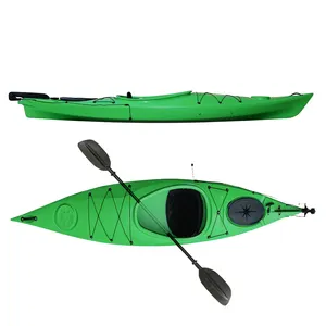 Plastic Sea Kayak Paddle Sit In Surfing Small Boat Roto-molded Rowing Boats
