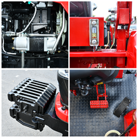 Tracteur agricole diesel compact haute performance 4x4 avec boîte de vitesses 80-120 CV, polyvalent pour l'agriculture et l'aménagement paysager