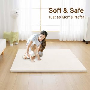 Tapis d'éveil pour bébé en PU, éponge épaisse, pliable, usage domestique, unisexe, de 0 à 24 mois - Product Image 2