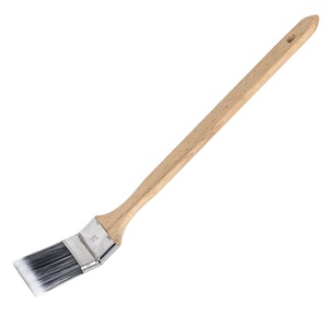 Industrial & DIY Grade PET Filament Radiator Paint <b>Brush</b> with Wooden Handle Customizable OEM Support for Cleaning - Product Image 5