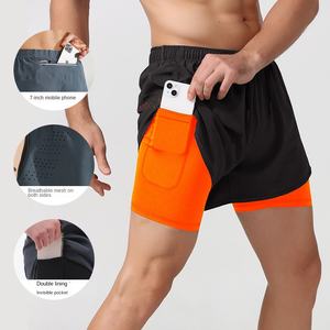 DFU90 Short de sport respirant à séchage rapide, double couche, pour homme, idéal pour la gym et le basketball - Product Image 5