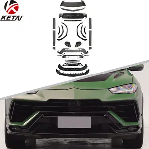 Lamborghini New Products Bodykit For 2023 Lamborghini Urus S Upgraded Performance Dry Carbon Fiber Aero Kit Bumper Rear Diffuser Spoiler