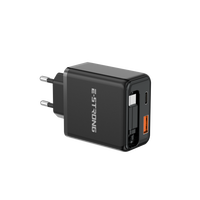 Adaptateur d'alimentation à charge rapide PD Type-C 35W rétractable en nitrure de gallium pour Android et iPhone