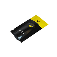 Mini-sachets Mylar à trois soudures latérales anti-odeur, emballage pour tubes en plastique 1ml, 1 pièce