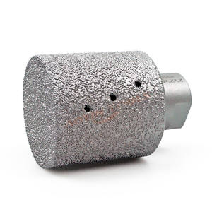 3In 75mm * 2In 5/8 "-11 Roue diamantée brasée sous vide <span class=keywords><strong>pour</strong></span> meules de ponçage <span class=keywords><strong>pour</strong></span> trous de comptoir en <span class=keywords><strong>pierre</strong></span> granit béton <span class=keywords><strong>marbre</strong></span> - Product Image 4
