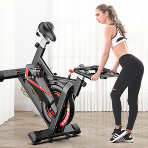 <span class=keywords><strong>Bicicleta</strong></span> de Spinning Unisex Negra y Roja para Interiores, Equipo de Gimnasio de Última Generación con Sistema de <span class=keywords><strong>Freno</strong></span> Magnético Hecho de Acero y Metal - Product Image 6