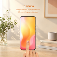 Mietubl Protection d'écran en verre trempé incurvé 3D de bonne qualité, protection UV, anti-traces de doigts, résistant aux rayures pour VO Y400 PRO