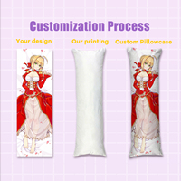 Créez votre propre oreiller corporel super doux avec photo d'idole, collection Dakimakura, housses de coussin imprimées et tricotées