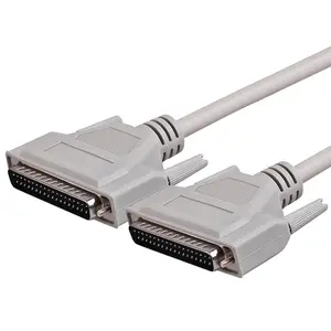 Ventas al por mayor Cable de impresora paralelo personalizado VGA D-Sub 37pin DB37 macho a DB37 macho hembra Cable de extensión serie 1,5/2/3 metros