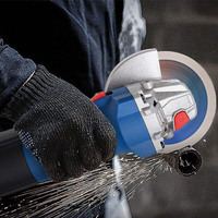 HERZO 1400W Taşınabilir 125MM Toz Koruyucu Elektrikli Beton Zemin Duvar Parlatma Makinesi Beton Açılı Taşlama Makinesi