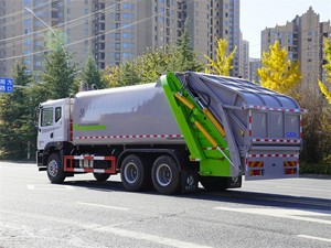 รถบรรทุกอัดขยะ Dongfeng 6X4 18/20 ลูกบาศก์เมตร สำหรับบริการสุขาภิบาลในเมือง ลดราคาพิเศษ - Product Image 4