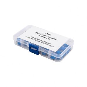 Multi-Turn Precision Adjustable Resistance Starter Kit 3296W Potentiometer 1K-1M 10 Types Total 50 DIY <b>Boxed</b> - Product Image 5