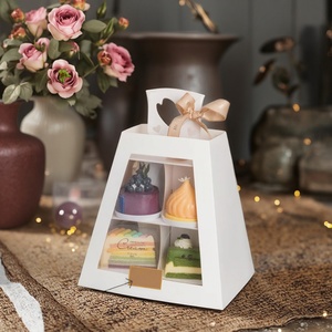 Sunshine Custom Multi-Layer Paper Packaging <b>Box</b> for Cupcakes Pastry Mousse Dessert-for Food Storage and Display - Product Image 1