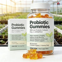 Gummies Probiotiques OEM/ODM à base de Bacillus Coagulans pour le soutien digestif et immunitaire, à base de pectine, sans gluten, complément alimentaire GMP/Halal/Kosher