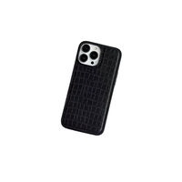 Étuis de téléphone en cuir de peau de crocodile pour IPhone17 16Pro Max/15Plus/15Pro étui de téléphone de conception d'impression de luxe
