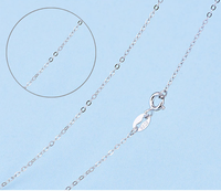 Top vente en gros 925 argent sterling plaqué or 18 carats femmes mince câble plat boîte chaîne collier bijoux pour pendentifs