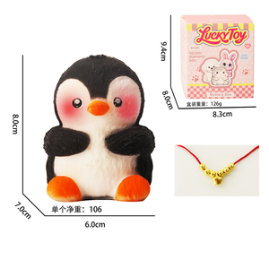 ของเล่นบีบคลายเครียดรูปสัตว์น่ารัก แมวและหมู ตุ๊กตาบีบรูปสัตว์แสนน่ารัก ของเล่นบีบรูปสัตว์ - Product Image 3