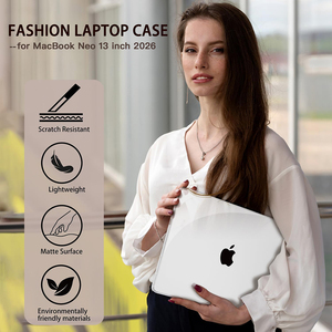 Custodia rigida trasparente in plastica <span class=keywords><strong>per</strong></span> <span class=keywords><strong>MacBook</strong></span> Neo 13 pollici 2026 con chip A18 <span class=keywords><strong>Pro</strong></span>, modello A3404 - Product Image 6