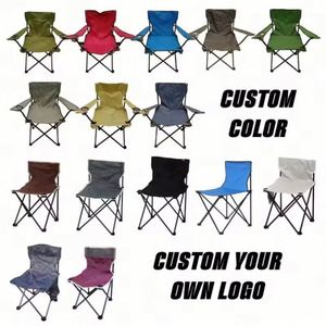 Custom Branded Camping <b>Chair</b> Lightweight <b>Beach</b> <b>Chair</b> With Pocket Portable Folding Camping <b>Chair</b> - Product Image 3