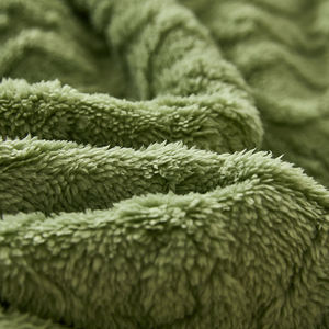 Manta de <span class=keywords><strong>cama</strong></span> de doble cara Cordero Cachemira polar mantas a cuadros <span class=keywords><strong>invierno</strong></span> cálido tiro sofá cubierta <span class=keywords><strong>colcha</strong></span> - Product Image 6