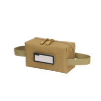Pochette tactique souple pour munitions, rembourrée, en nylon durable, sac de transport pour armes à feu, étui de transport portable avec patch d'identification