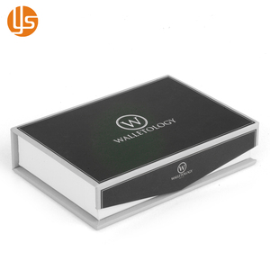 Caja <span class=keywords><strong>embalaje</strong></span> de cartón negro, Cajas de Regalo personalizadas con logotipo de tapa magnética, venta al por mayor de fábrica - Product Image 5