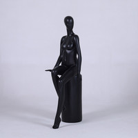 Mannequin de danse noir complet pour femmes Mannequin en fibre de verre Mannequin modèle