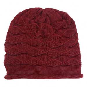New Style Unisex Knitted Winter <b>Hat</b> High Quality Oversized Acrylic <b>Beanies</b> Solid Color <b>Slouchy</b> Caps - Product Image 6