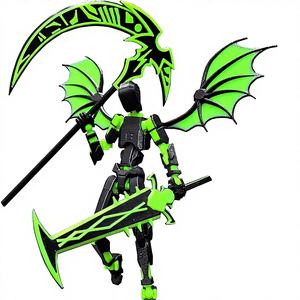 Figurine articulée Dark <span class=keywords><strong>Death</strong></span> T13 personnalisée, modèle en PVC imprimé en 3D, à assembler, pour collection, échelle 1:1, thème fantastique et science-fiction, nouveauté - Product Image 6