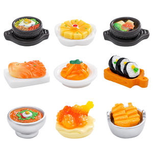 Décorations en résine de cuisine simulée coréenne Kawaii, nouilles froides, poulet frit, breloques pour coque de téléphone, accessoires de bricolage - Product Image 1