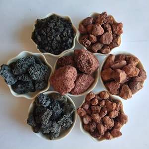 Pierres de lave volcanique rouge pour jardinières de terrarium Jardinage Roches décoratives pour plantes aériennes - Product Image 2