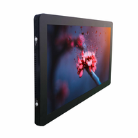 Tablero de menú Digital de 21,5 pulgadas, equipo de publicidad de servicio rápido para tienda minorista, uso en interiores, tablero de tienda LCD colgante AD