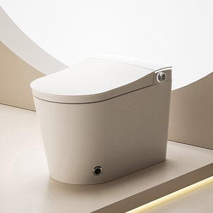 Productos sanitarios de baño totalmente automáticos, inodoro inteligente antisalpicaduras de secado al aire <span class=keywords><strong>caliente</strong></span> alargado - Product Image 5