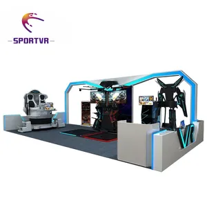 Sportvr เครื่องจำลองเสมือนจริงในห้องศูนย์อาร์เคด VR 9D สวนสนุก VR สวนสนุก VR สวนสนุก VR