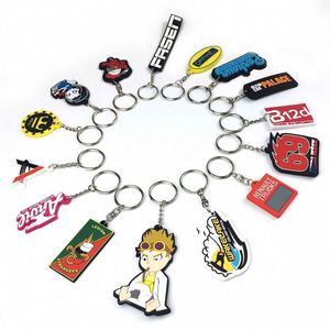 Wholesale 2D/3D <b>Custom</b> Shaped Key Chains Soft Pvc Rubber <b>Keychain</b> With Your Logo Name - Product Image 3