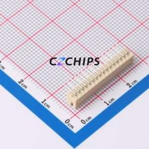 HCZZ0002-16 Wire-to-Board Pin Header Bent Lead Through Hole,P=1.5mm Connector 1x16P 1.5mm Right Angle Insert ZH - Product Image 2