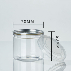 <span class=keywords><strong>Bocaux</strong></span> transparents en plastique PET pour aliments, biscuits et gâteaux, avec couvercle à anneau facile à ouvrir, pour snacks, mise en conserve et emballage final, 150ml, 280ml, 350ml - Product Image 5
