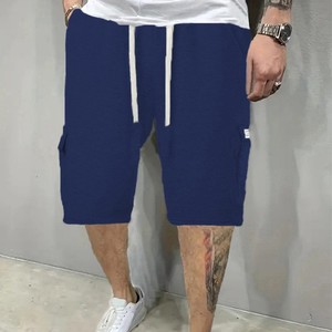 Nuovi pantaloncini estivi da uomo Casual Multi-tascabile in tinta unita pantaloncini da uomo a cinque punti - Product Image 2