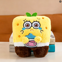 Jouets en peluche personnalisés en gros B2B, en tissu doux, design compact et léger, 18 cm, pour machine à griffes commerciale