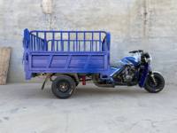 Tricycle cargo ouvert à trois roues durable, motorisé à essence, pour la livraison et le transport