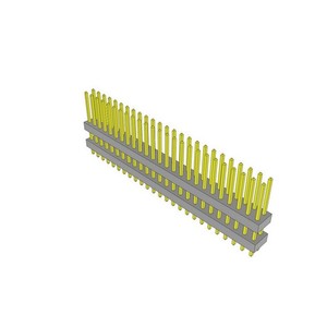 Conectores de Marca TW-25-06-<span class=keywords><strong>L</strong></span>-D-270-090 Espaciador de Cabezal de 50 Posiciones Conector TW de 2.00mm Chapado en Oro TW2506LD270090 de Orificio Pasante - Product Image 1
