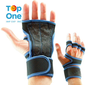 Guantes de entrenamiento de levantamiento de pesas Top One Woman con soporte de muñeca personalizado Fitness levantamiento de pesas hombres mujeres guantes de gimnasio - Product Image 2