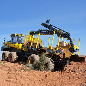 รถตักไม้ XUVOL รุ่น XVY18C สำหรับงานป่าไม้ พร้อมบูมไฮดรอลิกแบบยืดหดได้ และหัวคีบไม้แบบหมุน - Product Image 4