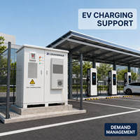 Système de stockage d'énergie par batterie (BESS) extérieur de 125 kW 241 kWh pour station de recharge de véhicules électriques