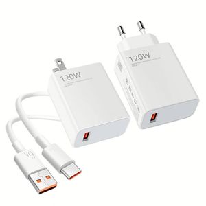 Golden Mark Super Fast Charging 120W USB Charger With Cable Fast Charge for Cell Phone Original Fast Charger 67w <b>Power</b> <b>Adapter</b> - Product Image 1