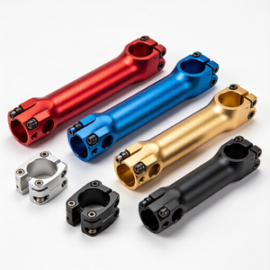 Custom CNC Aluminum <b>Bicycle</b> Stem and Seat Post with Anodized Surface and Custom Engraved Logo Guangdong - Product Image 5