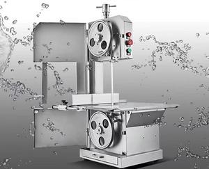 Máquina automática para cortar carne congelada de cabra de carnicería, máquina de sierra para huesos, cortador comercial de banda fresca congelada multifuncional, <span class=keywords><strong>carnicero</strong></span> - Product Image 4